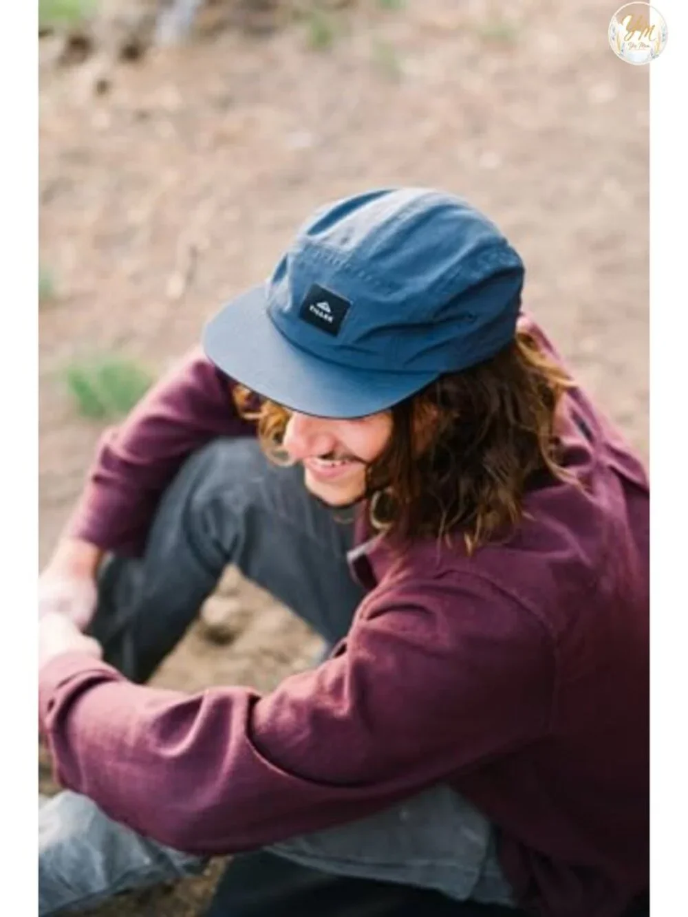Lightweight Nylon 5 Panel Camp Hat with Snap Closure, Quick-Drying Outdoor